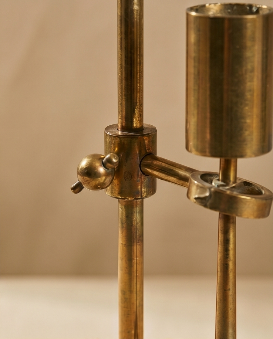 Ilse D. Ammonsen Brass Candlestick