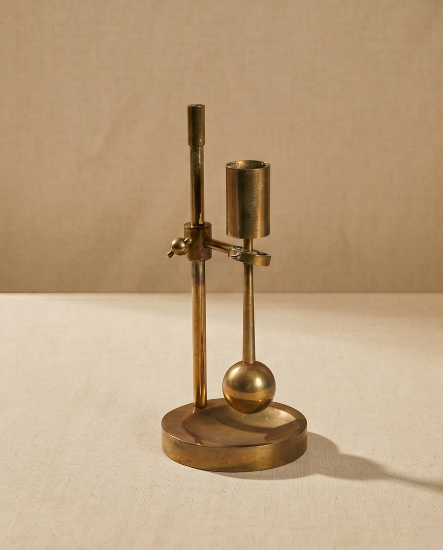 Ilse D. Ammonsen Brass Candlestick