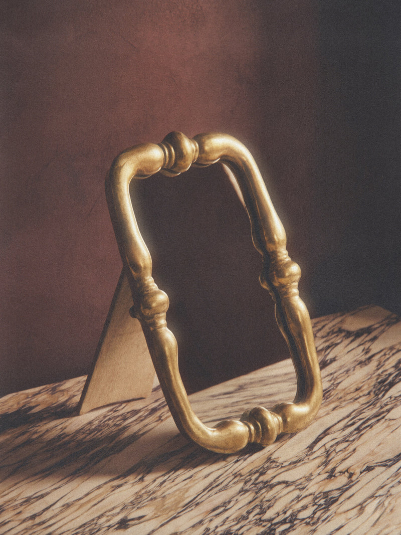 Brass Table Mirror