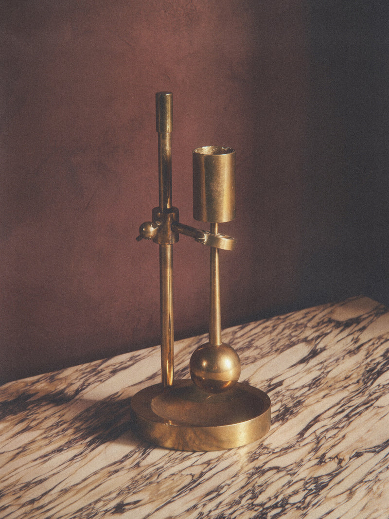 Ilse D. Ammonsen Brass Candlestick