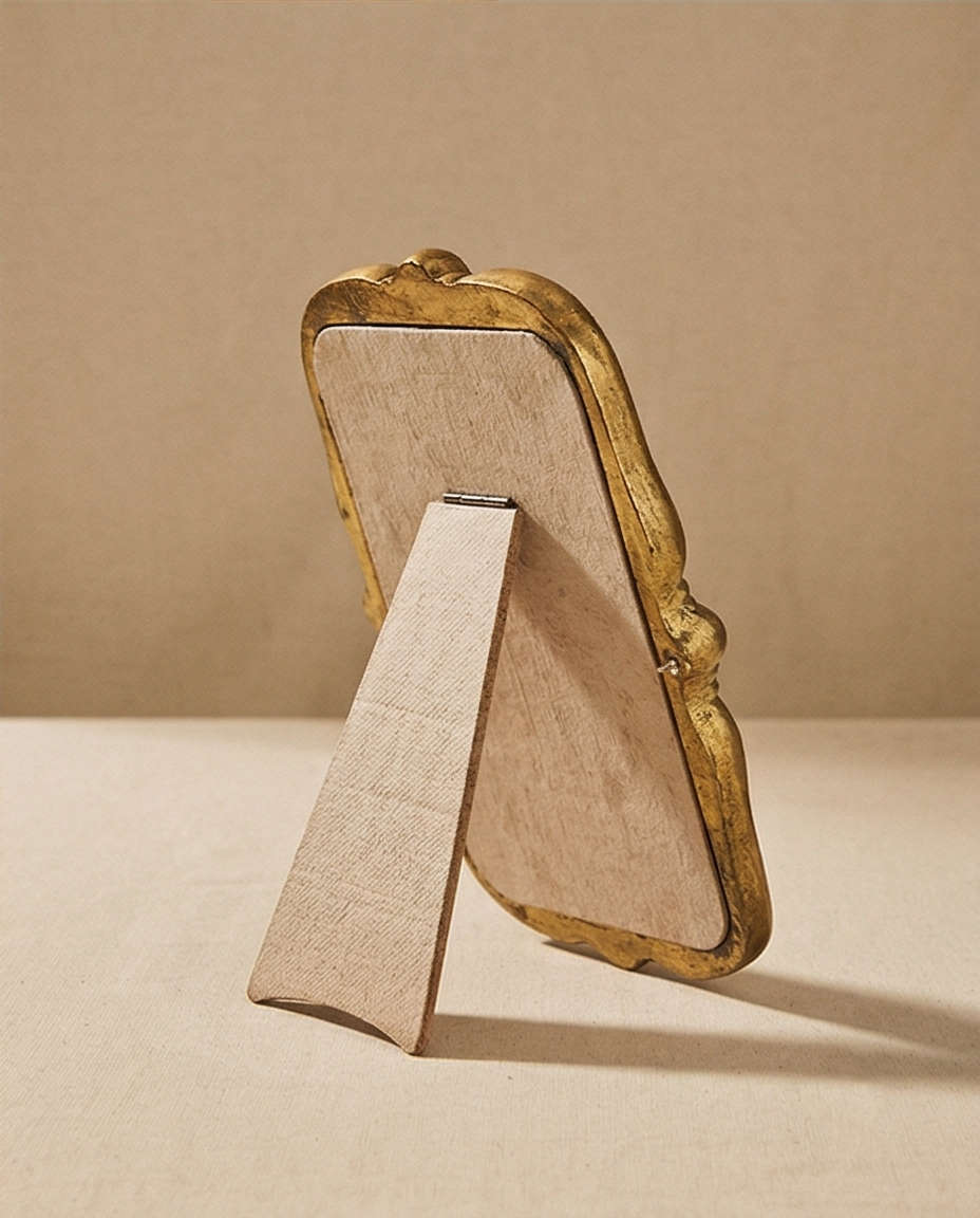 Brass Table Mirror